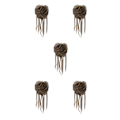Miniatyrbild 1 av 5: 1/2/3/5 Fiber hästsvansbulle Multipurpose Frisyr Viktigt för 6h24b 5Set