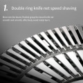 Miniatyrbild 2 av 5: 1/3 ABS multifunktionell 6 i 1 elektrisk rakapparat USB charging 1Set