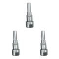 Miniatyrbild 2 av 5: 1/2/3/5 Diameter Shank Router Collet Extension För Chuck Hållare Silver 12mm 3Set