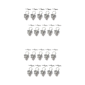 Miniatyrbild 1 av 5: 1/2/3 10 set Leaf OT Toggle Clasps Smycken Clasp Connectors Silver 2Set