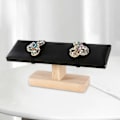 Miniatyrbild 2 av 5: 1/2 Bärbar Watch Display Stand Smycken Towers för sovrum Black 20 x 6 x 8cm 1Set