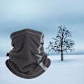 Miniatyrbild 5 av 5: 1/2/3 halsdamask Andas vindtät fiskescarf Dark Grey 25x30cm 1Set