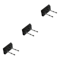 Miniatyrbild 3 av 5: 1/2/3/5 Väggmonterad Longboard Display Rack för snygg garage Black 3PCS