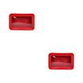 Miniatyrbild 3 av 5: 1/2/3 vattentät organizer för resor Kompakt Slitstark red 2PCS
