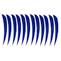 Miniatyrbild 3 av 5: 1/2/3/5 12 stycken För Bågskytte Jaktfjäder Fletching Right Dark Blue 1Set