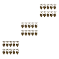 Miniatyrbild 2 av 5: 1/2/3 10 set Leaf OT Toggle Clasps Smycken Clasp Connectors Bronze 3Set