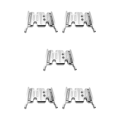 Miniatyrbild 2 av 5: 1/2/3/5 växellåda i aluminiumlegering för 1/10 AXIAL SCX10 Rock Silver 5Set