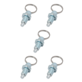 Miniatyrbild 2 av 5: 1/2/3/5 Heavy-Duty indexkolv med användarvänlig ringdragning M8-5 Galvanized Steel 5PCS
