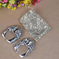 Miniatyrbild 4 av 5: 1/2/3/5 Kvinnor Tjej Magdansskor Non- För slip Soft Soles Silver M 1Set