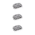 Miniatyrbild 4 av 5: 1/2/3 Blommor Lös kopp Paljetter Pailletter Sy Bröllopshantverk Silver 6mm 3Set