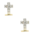 Miniatyrbild 4 av 5: 1/2/3/5 Stående krucifix Jesus Scriptures Cross Bön Gold 20cm 2Set