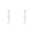 Miniatyrbild 2 av 5: 1/2/3/5 Compact Cute Keycap Puller Remover DIY för mekaniska Bone 2Set