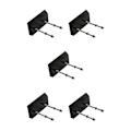 Miniatyrbild 3 av 5: 1/2/3/5 Väggmonterad Longboard Display Rack för snygg garage Black 5PCS