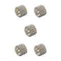 Miniatyrbild 2 av 5: 1/2/3/5 Stretch Crystal Ring Utsökt inläggning för Elegant silver 5 rows 5PCS