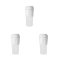 Miniatyrbild 5 av 5: 1/3 400ml Bärbar Mini Juicer USB Uppladdningsbar Blender Mixer White 9x20cm 3Set