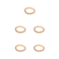 Miniatyrbild 3 av 5: 1/2/3/5 Stretch Crystal Ring Utsökt inläggning för Elegant golden 1 row 5PCS