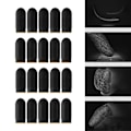 Miniatyrbild 2 av 5: 1/2/3/5 20 delar Gaming Finger Sleeves Anti Sweat Andas Yellow 45 x 25mm 1Set