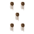 Miniatyrbild 3 av 5: 1/2/3/5 Fiber hästsvansbulle Multipurpose Frisyr Viktigt för 10HM27 5Set