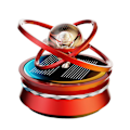 Miniatyrbild 5 av 5: 1/2/3 Solar Powered Car Air Freshener För Creative Small Car Red 58x69mm 1Set