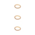Miniatyrbild 1 av 5: 1/2/3/5 Stretch Crystal Ring Utsökt inläggning för Elegant golden 1 row 3PCS
