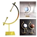 Miniatyrbild 3 av 5: 1/2/3/5 Sphere Holder Display Stand Ornament Glas Ball Holder Gold L 150x80x310mm 1Set