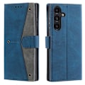 Miniatyrbild 1 av 4: Etui för Samsung Galaxy A36 - Blå - Syntetläder - Inbyggt stöd - 3 kortfickor Blå