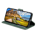 Miniatyrbild 4 av 4: Etui för Samsung Galaxy A36 - Grön - Syntetläder - Inbyggt stativ - 3 kortfack Grön