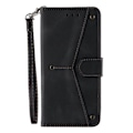 Miniatyrbild 2 av 4: Etui för Samsung Galaxy A36 - Svart - Syntetiskt läder - Inbyggt stativ - 3 kortfack Svart