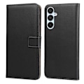 Miniatyrbillede 1 af 4: Pung etui - Samsung - Galaxy A25 (5G) - Kohud læder - 2 kortpladser - Sort Svart
