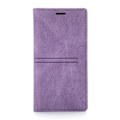 Miniatyrbillede 1 af 4: Slim wallet case - Samsung - Galaxy A16 - Violet - Synthetic suede - Magnetic closure Lila