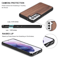 Miniatyrbild 3 av 4: Träskal - Samsung - Galaxy A35 (5G) - Valnöt - TPU - Elegant och skyddande Valnöt
