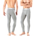 Miniatyrbild 1 av 9: Thermal för män Byxor Vinter Tjock Fleece Fodrade Långa varma Leggings Gray ( Fleece Linning)-L