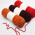 Miniatyrbild 4 av 5: 100g Chenille Guld Sammet Handvävt Garn Tjock Baby Scarf Hatt Krok Skor Tofflor Ullgarn Tuftgarn 36