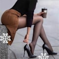 Miniatyrbild 3 av 11: Kvinnor Vinter Thermal Strumpbyxor Sidenstrumpor High Elasticity Leggings Grey 70g (No Fleece)