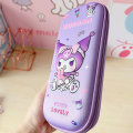 Miniatyrbild 4 av 9: Kuromi/Cinnamoroll/Pochacco Pennfodral Case 3D EVA Vattentät pennask 2