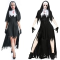 Miniatyrbild 1 av 8: Demonen Skrämmande Sinful Sister Kostymer Lady Halloween Cosplay Fancy Dress S
