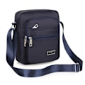 Miniatyrbild 1 av 9: Axelväska för män Business Fritid Handväska med stor kapacitet Multilayer Crossbody-väska blue