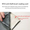 Miniatyrbild 7 av 9: RFID-läderpassväska Dokumentpaket grey