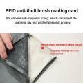 Miniatyrbild 7 av 9: RFID-läderpassväska Dokumentpaket red