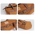Miniatyrbild 5 av 11: Utomhus Camping Vandring Förvaring Handväska Canvas Tält Stake Verktyg Tältpinne Organizer Bag Camel