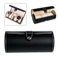 Miniatyrbild 5 av 10: 3 Slot Watch Box Resor PU Läder Roll Case Smycken Förvaring brown