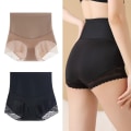 Miniatyrbild 1 av 10: Shapewear för kvinnor Tummy Control Little Shaping Trosor Högmidjade underkläder Body Shaper Shorts black XL