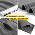 Miniatyrbild 9 av 9: Thermal för män Byxor Vinter Tjock Fleece Fodrade Långa varma Leggings Dark gray XL