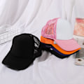 Miniatyrbild 5 av 9: Justerbar unisex cap Cap Mesh Back Summer Hat black