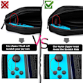 Miniatyrbild 4 av 9: Case för Nintendo Switch-konsol för Switch OLED med 20 spelkassetter Skyddsväska med hårt skal Black