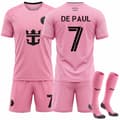 26-27 Inter Miami CF Hemmatröja för barn och vuxna nr 7 DE PAUL 22
