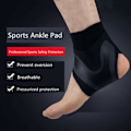 Miniatyrbild 5 av 10: 1 st Justerbart elastiskt fotledsstöd Ankelstöd Lättviktsventilerande kompression Anti stukning fotskyddsbandage Left Foot XL