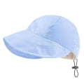 Miniatyrbild 1 av 10: Hatt med bred brätte Dragsko Justerbara Kepsar Herr Dam Strandhatt Blue