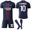 Pikkukuva 1 / 2: 2025-2026 Paris Saint-Germain Kotipeliasu Lapsille ja Aikuisille Nro.10 O.Dembélé 18