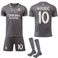 Pikkukuva 1 / 2: Real Madrid vieras pelipaita harmaa 2024-2025, sukat, lapsille ja aikuisille No.10 Modric 20